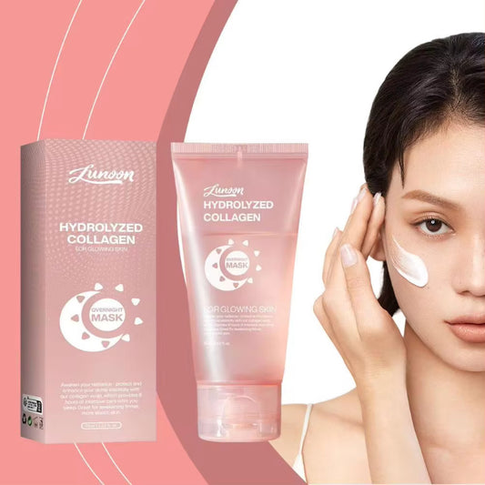 Collagen Night Face Mask – Firming & Hydrating Anti-Wrinkle Skincare with Natural Ingredients