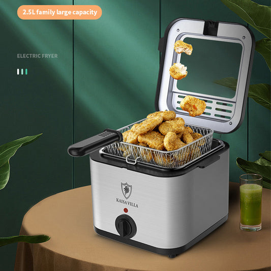 Multifunctional Electric Air Fryer with Skewers – Visual Display & French Fries Maker