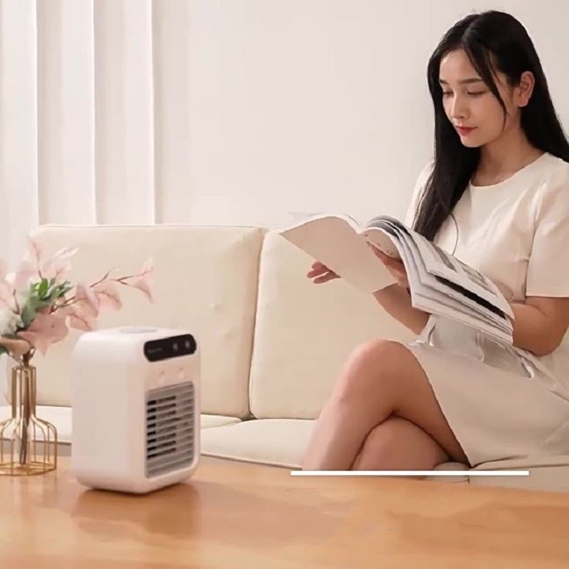 Portable Air Conditioner & Cooler Fan – Water Cooling AC for Room, Office & Car Use