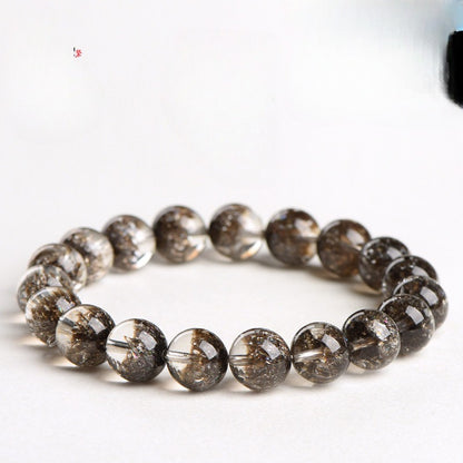 Purple Colorful Super Seven Fireworks Flashing Scattered Beads Bracelet