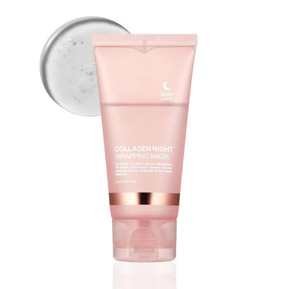 Collagen Night Face Mask – Firming & Hydrating Anti-Wrinkle Skincare with Natural Ingredients
