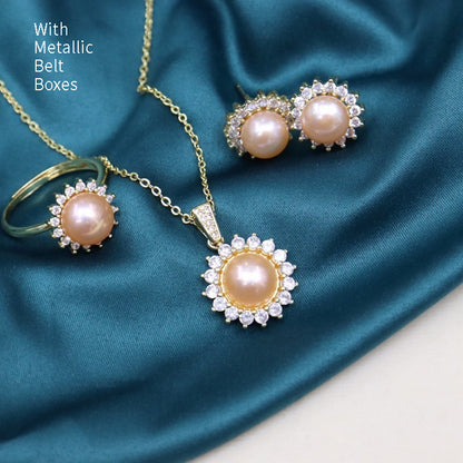 Freshwater Pearl Simplicity All-match Necklace Suit