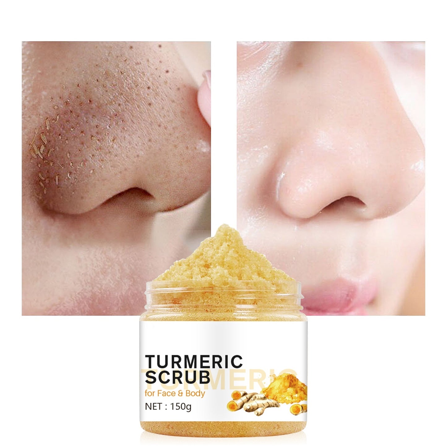 Turmeric Scrub Softens Horny Body Care