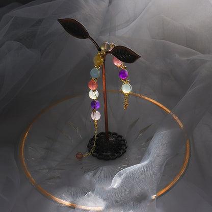 Natural Crystal Bracelet Korean Version Sweet And Deep Colorful