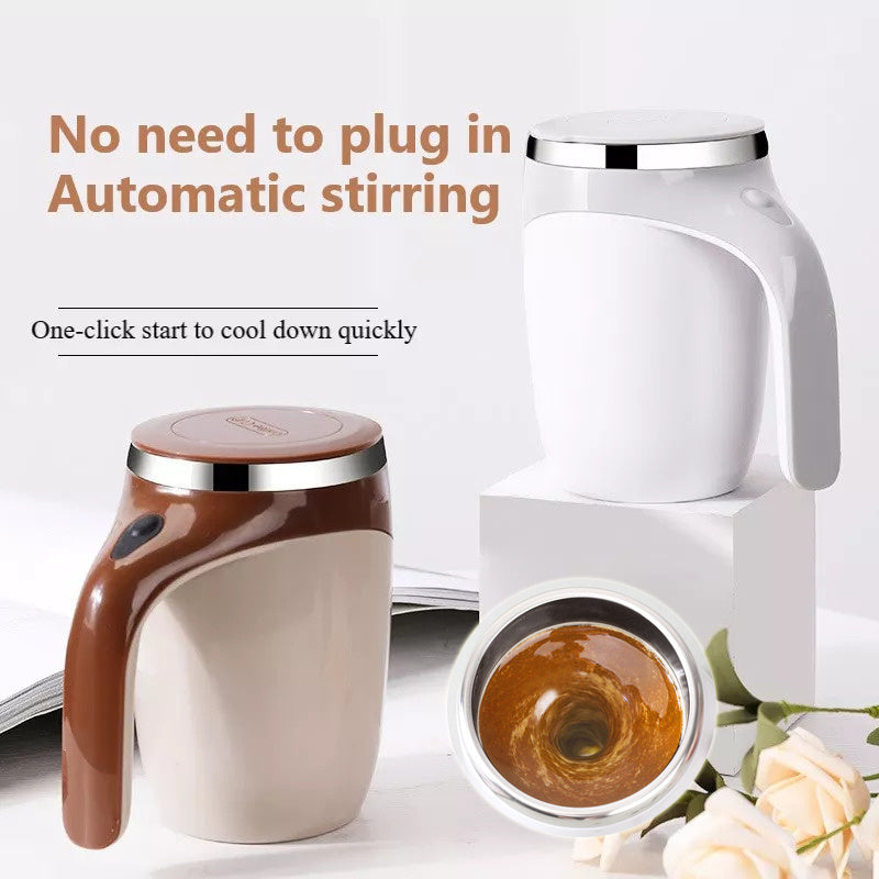 Rechargeable Automatic Magnetic Stirring Cup – Self-Stirring Coffee Mug for Milk, Shakes & Water